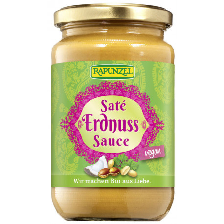 Rapunzel - Saté Erdnuss-Sauce - 330ml | Miraherba Bio-Lebensmittel
