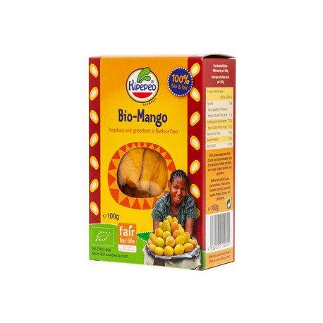 Kipepeo - getrocknete Bio-Mango - 100g  | Miraherba Bio Lebensmittel