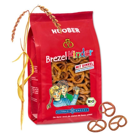 Huober - pretzel bambini farro - 125g | Snack biologici Miraherba