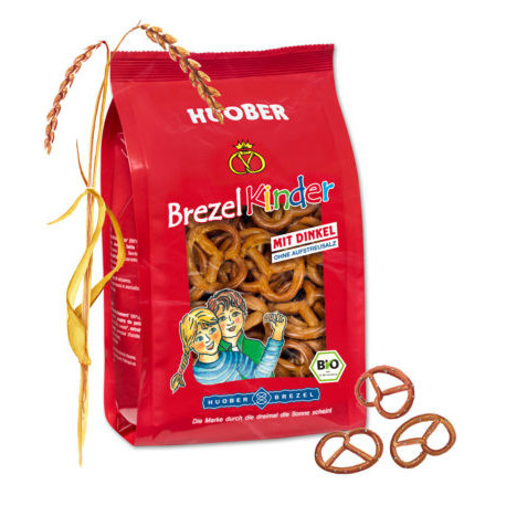 Huober - pretzel bambini farro - 125g | Snack biologici Miraherba