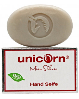 Licorne - savon pour les mains argenté - 100g