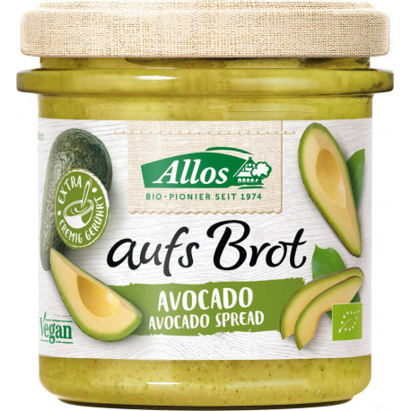 Allos - su pane avocado - 140g | Crema spalmabile biologica Miraherba