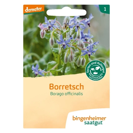 Bingenheimer Saatgut - Borraja - 1,5g | Plantas de Miraherba