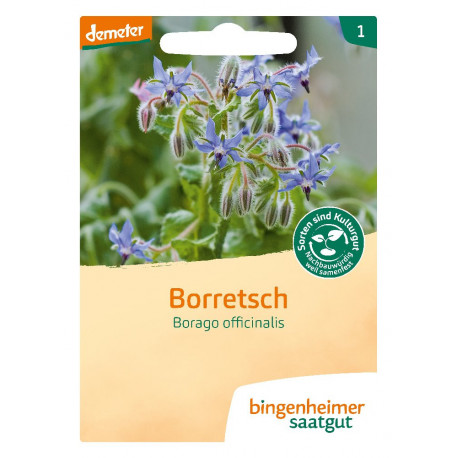 Bingenheimer Saatgut - Bourrache - 1,5g | Plantes de Miraherba
