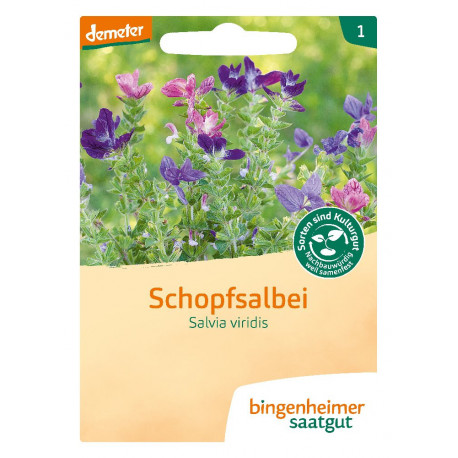 Bingenheimer Saatgut - Schopfsalbei - 0,4g | Miraherba Pflanzen