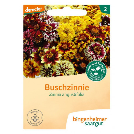 Bingenheimer Saatgut - Bush Zinnia - 0.4g | Plantes de Miraherba