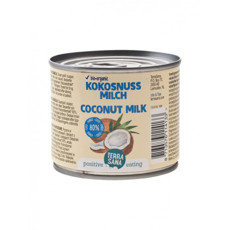 Terrasana - lait de coco bio - 200ml | Aliments biologiques Miraherba
