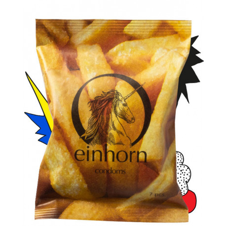 einhorn - Foodporn Condoms - 7 pieces | Miraherba contraception