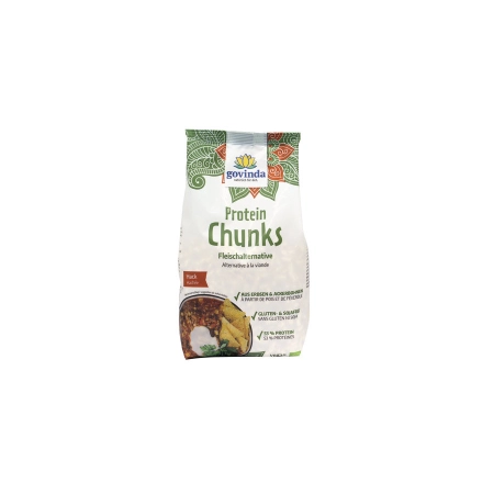 Govinda - Trozos finos de proteína orgánica - 125 g | Alimentos orgánicos Miraherba