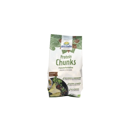 Govinda - Bocconi di proteine biologiche grossolane - 125g | Miraherba Organic Food