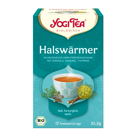 Yogi Tea Halswärmer Té Bio, Aufgussbeutel de 17St