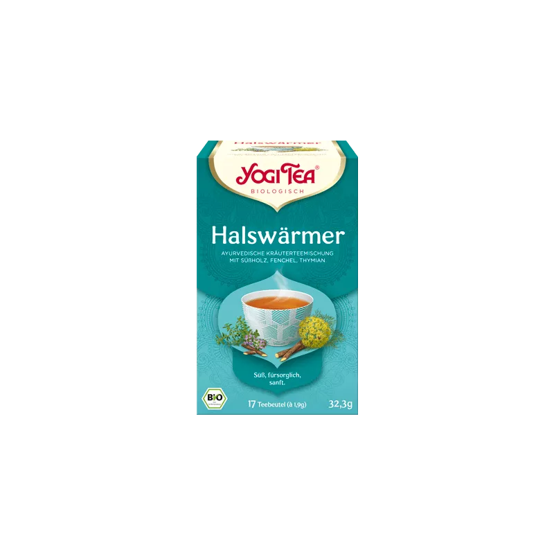 Yogi Tea - Halswärmer Tee Bio, Aufgussbeutel - 17St