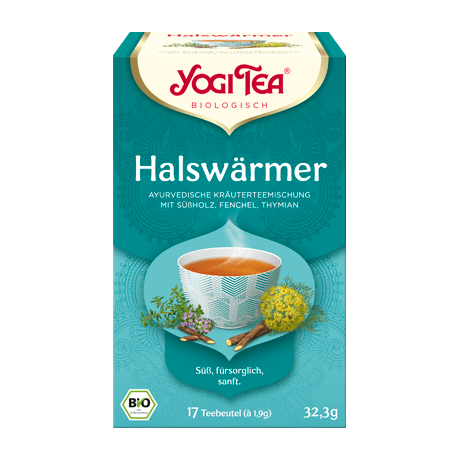 Yogi Tea - Halswärmer Thé Bio, Mousselines - 17St