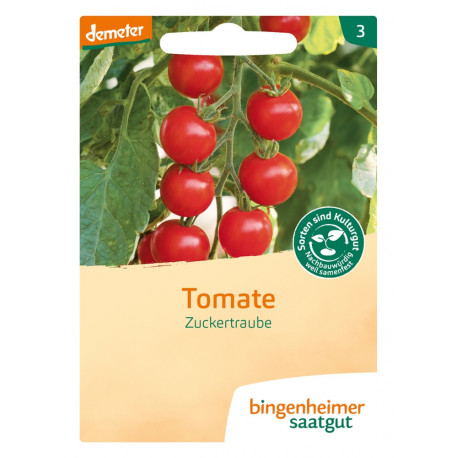 Bingenheimer Saatgut - Tomate Azúcar Uva | Plantas de Miraherba