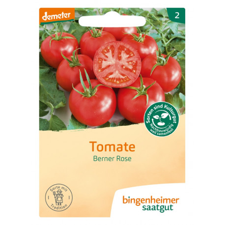 Bingenheimer Saatgut - Tomate Berner Rose | Plantas de Miraherba