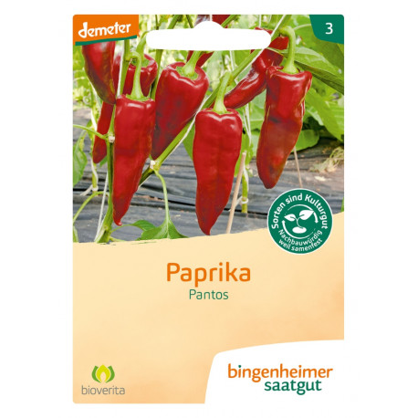 Bingenheimer Saatgut - Paprika Pantos | Miraherba Pflanzen