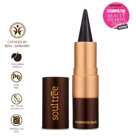 soultree - kajal noir - 3g | Cosmétiques naturels Miraherba