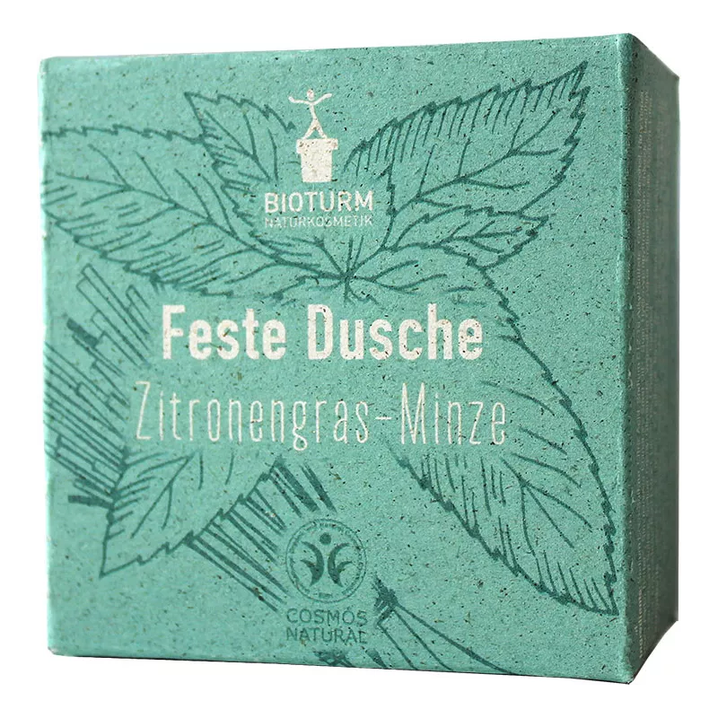 Bioturm - Feste Dusche Zitronengras-Minze | Miraherba Naturkosmetik