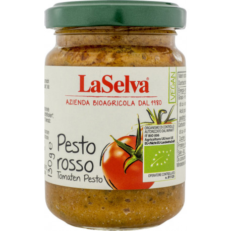 LaSelva - Pesto rosso (Tomaten Pesto) - 130g | Miraherba Naturkost