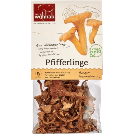 Wohlrab - chanterelles bio séchées | Aliments biologiques Miraherba