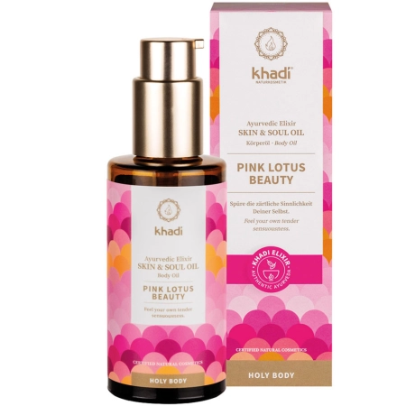 Khadi - Aceite para rostro y cuerpo Pink Lotus Beauty - 100ml