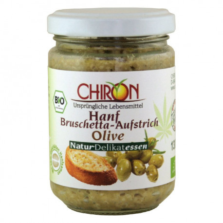 Chiron - Hanf-Bruschetta Olive - 130g | Miraherba Bio Lebensmittel