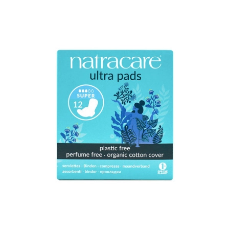 Natracare Ultra Assorbenti Super - 12 Pezzi