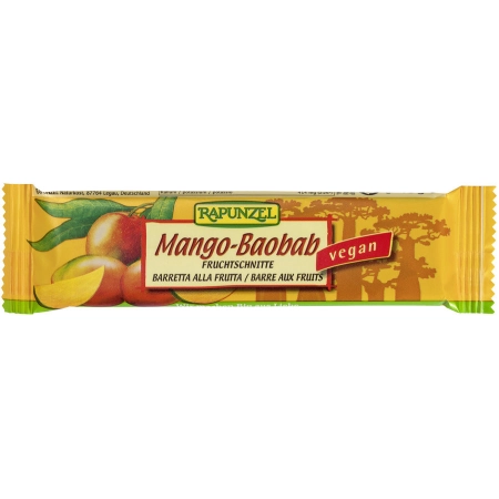 Rapunzel - Rodajas de frutas Mango Baobab - 40g