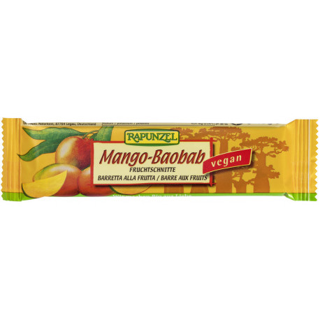 Rapunzel - Mango-Baobab fruit slices | Miraherba organic sweets