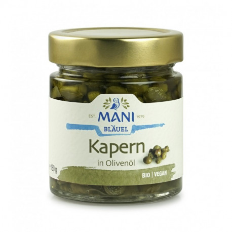 MANI - organic capers in olive oil - 180 g