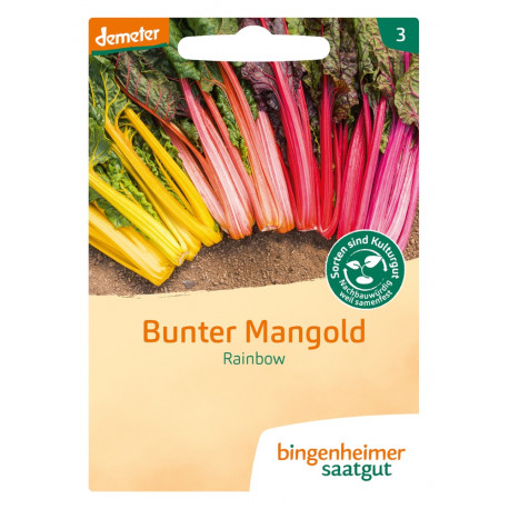 Bingenheimer Saatgut - Mangold Rainbow | Plantas de Miraherba