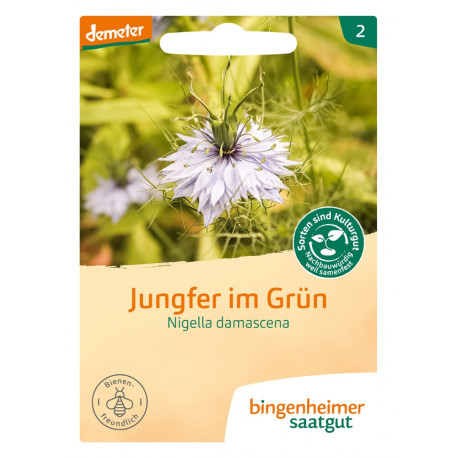 Bingenheimer Saatgut - Jungfer im Grün | Plantes Miraherba