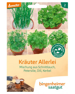 Bingenheimer Saatgut - 5 hierbas diferentes | Plantas de Miraherba