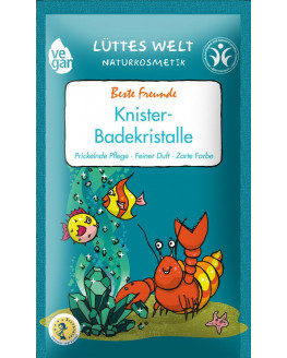 Lüttes Welt - Cristales de baño crepitantes "Best Friends" - 80g