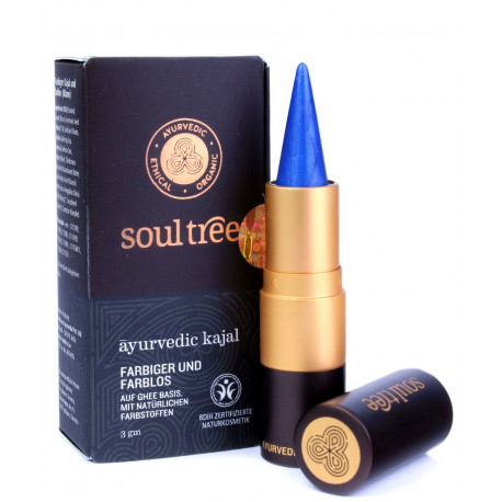 Soultree - Kajal Bleu Indigo - 3g | Cosmétiques naturels Miraherba
