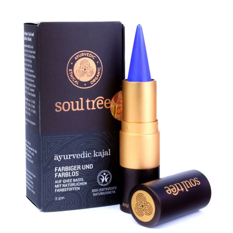 soultree - Kajal Jodhpur Blue - 3g | Cosmética natural miraherba