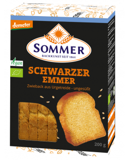 Summer - Demeter Black Emmer Zwieback - 200g