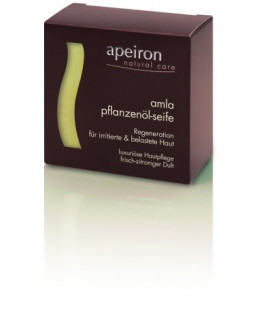 Buy Apeiron vegan vegetable oil soap with amla for irritated skin