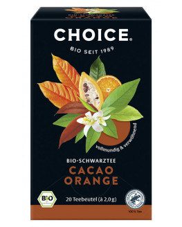 CHOICE - Té orgánico de naranja y cacao - 40g