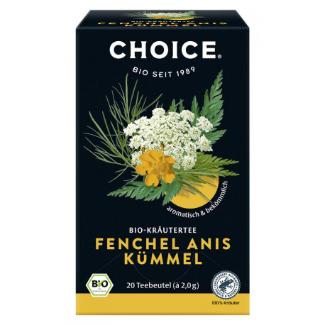 CHOICE - Fennel Aniseed Caraway Organic Tea - 40g