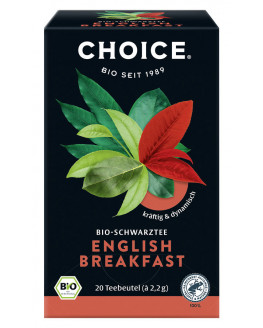 CHOICE - Tè biologico English Breakfast - 44g | Tè bio Miraherba
