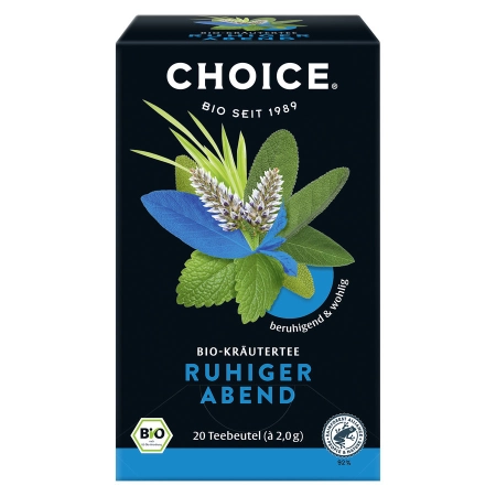 CHOICE - Té orgánico tranquilo por la noche - 40g