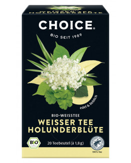 CHOICE - Weißer Tee Holunderblüte Bio Tee - 36g
