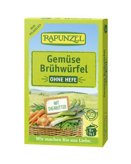 Rapunzel - vegetable stock cubes without yeast - 8 pieces