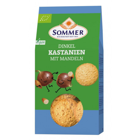 Summer - spelled chestnut biscuits with almonds - 150g