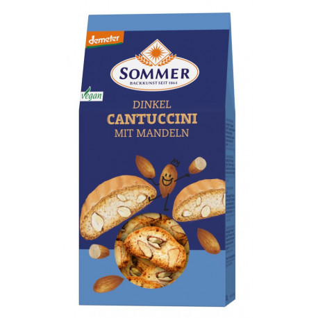 Sommer - Demeter Dinkel Cantuccini vegan - 150g | Miraherba Bio Kekse