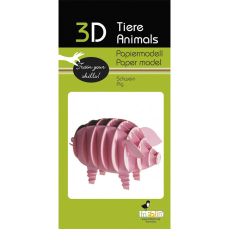 Fridolin - Kit de papel de cerdo | Miraherba Navidad
