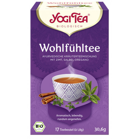 Yogi Tea - Organic Wellbeing Tea - 17 tea bags | Miraherba organic tea