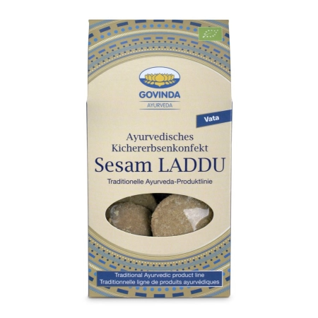 Govinda - Laddu de sésamo - 120g | Dulces orgánicos Miraherba