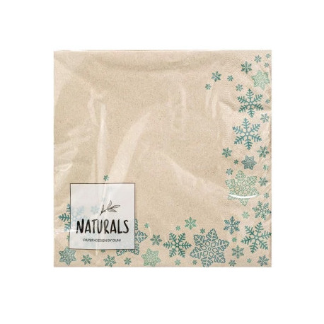 Naturals - Eco-Napkin Snowflakes | Miraherba eco household